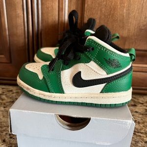Nike air Jordan dunks, 7c, used